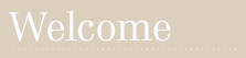 Welcome